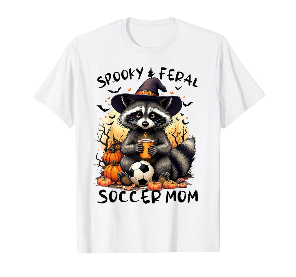 Feral Soccer Mom Halloween T-Shirt - Casual Everyday Wear for Adults - T-Shirt, Sweatshirt, Hoodie