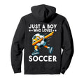 Just Who Loves Soccer Funny Soccer Lover Hoodie - Unique Graphic Unisex - T-Shirt, Sweatshirt, Hoodie