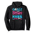 Goals Or Bows Nana Loves You Soccer Ball Hoodie - Unique Graphic Unisex - T-Shirt, Sweatshirt, Hoodie