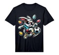 Happy Easter Soccer Easter Bunny T-Shirt - Casual Everyday Wear Unisex - T-Shirt, Sweatshirt, Hoodie