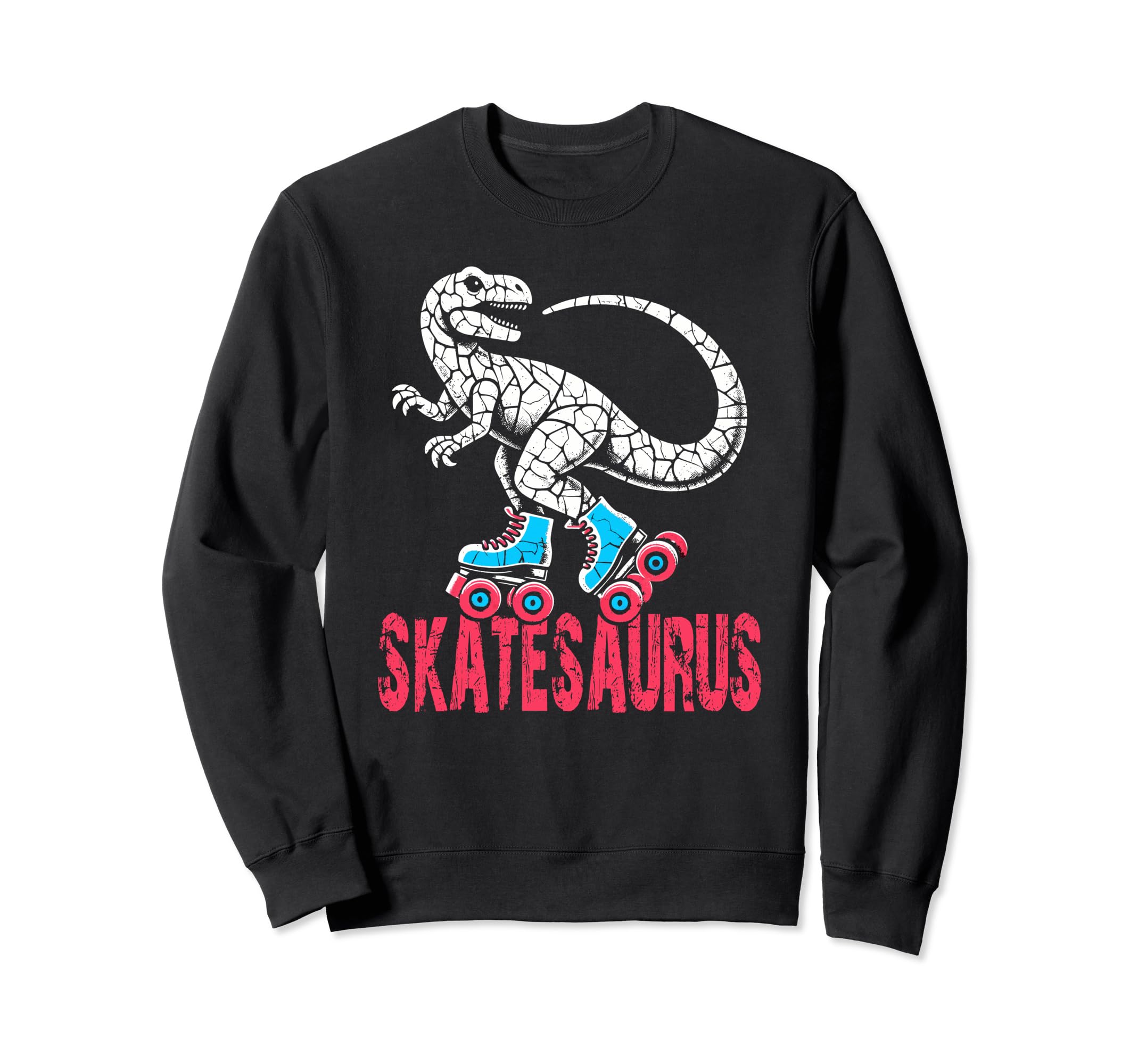 Skate Dinosaurs Roller Skating Sweatshirt - Streetwear Style Men Women - T-Shirt, Sweatshirt, Hoodie