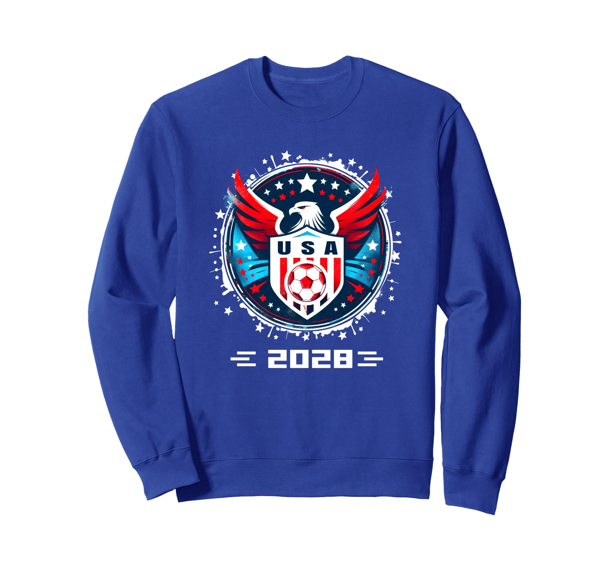 American Flag Soccer Soccer Sweatshirt - Casual Everyday Wear Men Women - T-Shirt, Sweatshirt, Hoodie