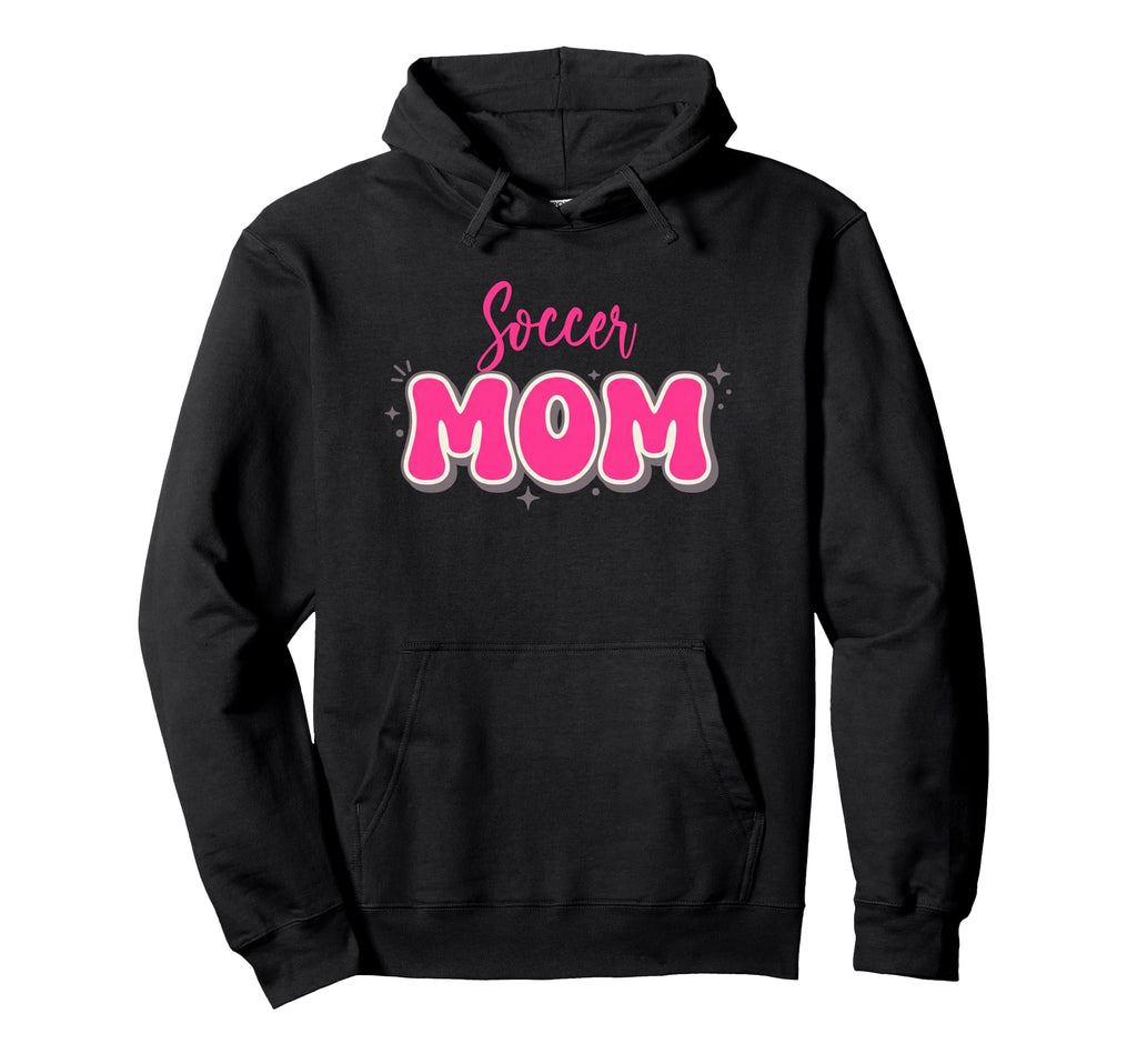 Soccer Mom Fun Bubble Letters Hoodie - Aesthetic Graphic for Adults - T-Shirt, Sweatshirt, Hoodie