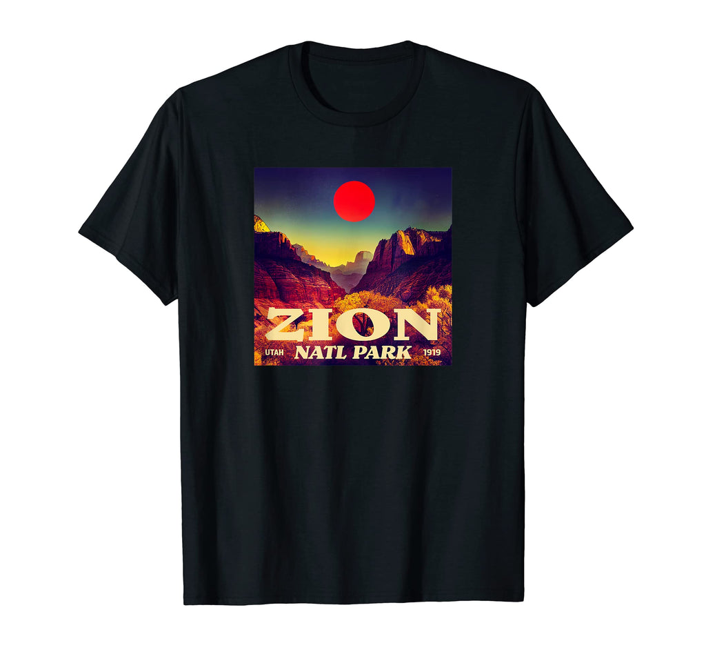 Zion Utah Zion National Park T-Shirt - Aesthetic Graphic Unisex - T-Shirt, Sweatshirt, Hoodie
