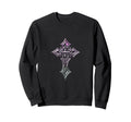 Emo Goth Cross Minimal Gothic Sweatshirt - Trendy Graphic for Adults - T-Shirt, Sweatshirt, Hoodie