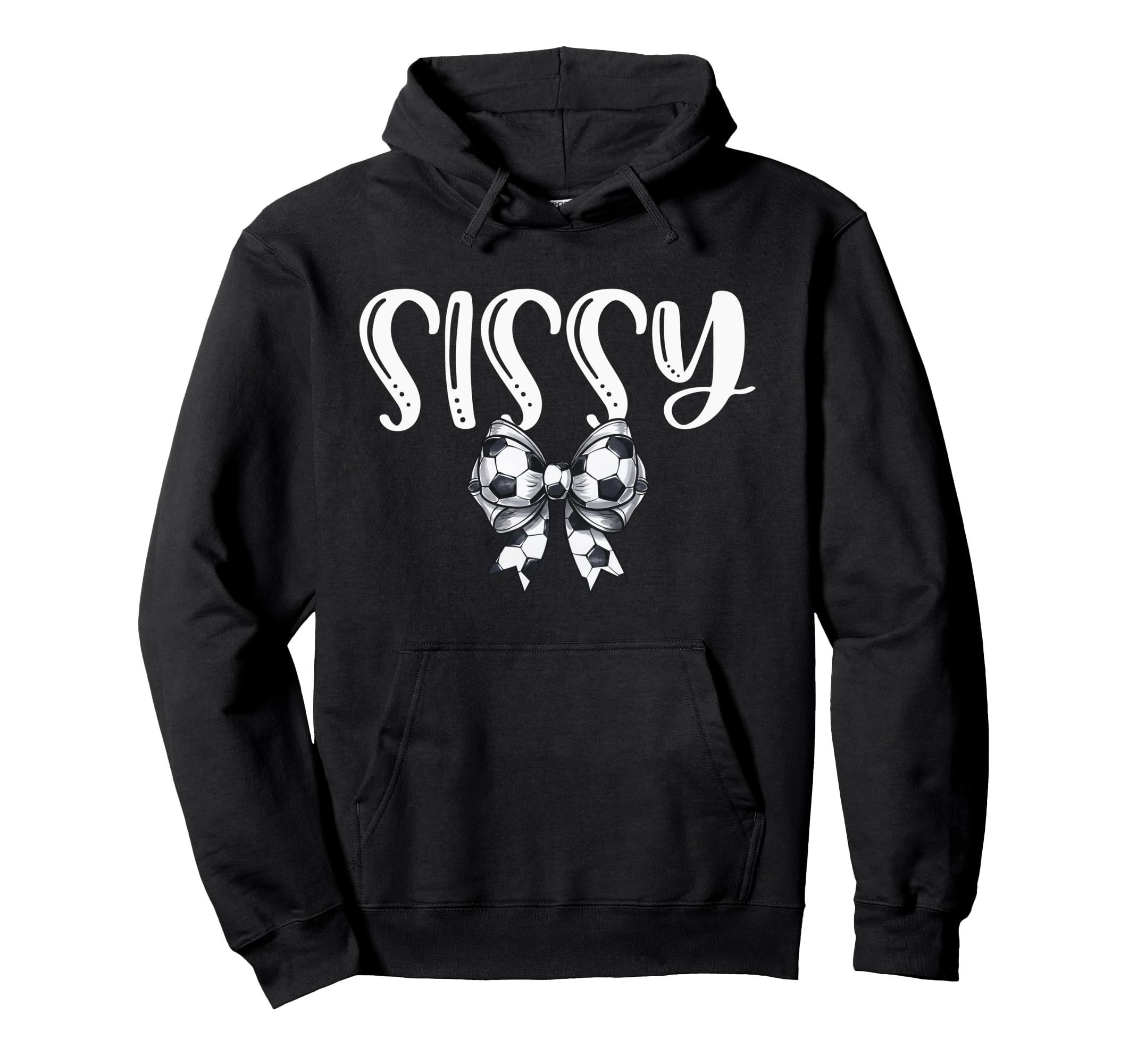 Coquette Soccer Sissy Spirit Hoodie - Streetwear Style for Adults - T-Shirt, Sweatshirt, Hoodie