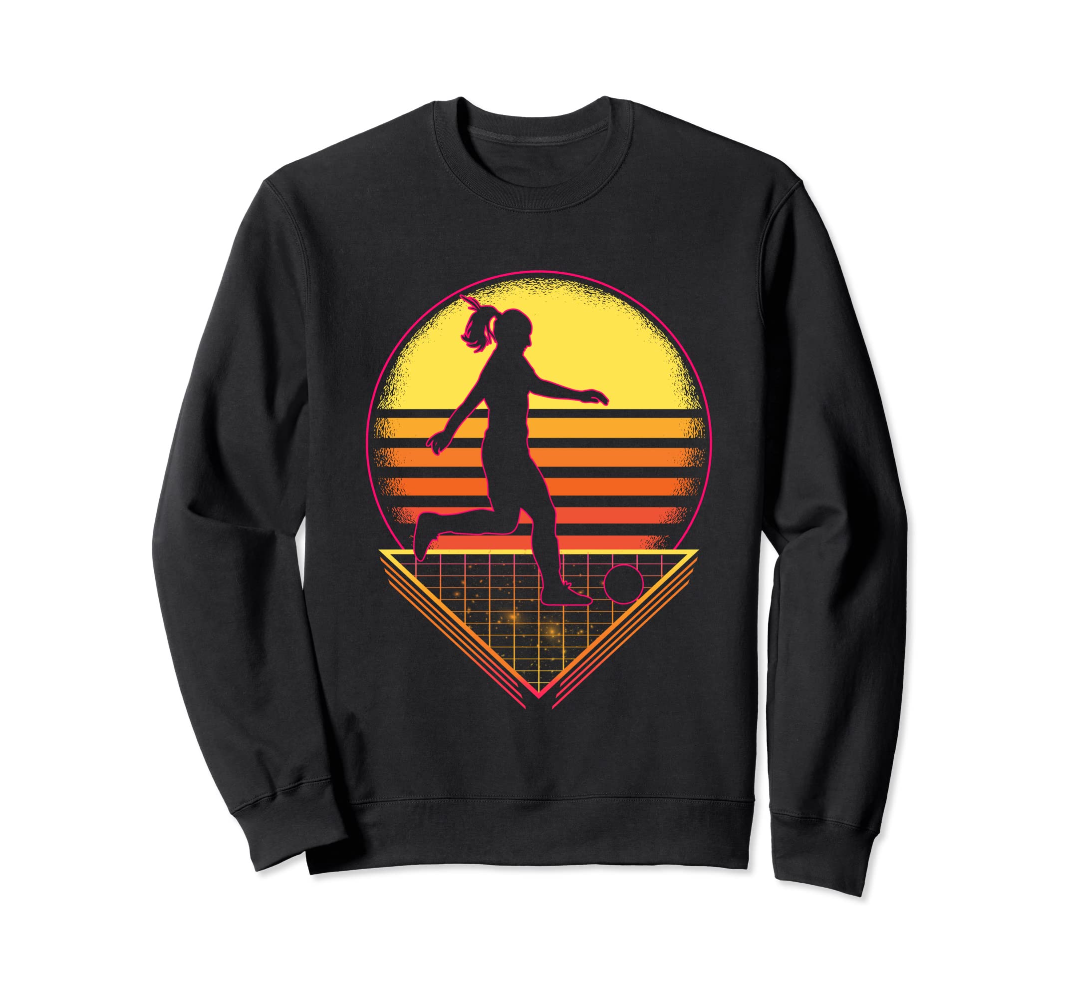 Sunset Soccer Football 80S Sports Sweatshirt - Minimalist Print Unisex - T-Shirt, Sweatshirt, Hoodie