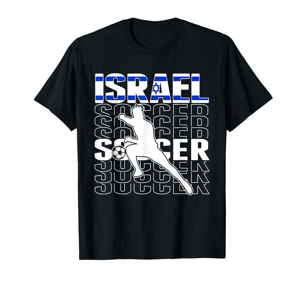 Israel Soccer Fans Jersey Israeli Flag T-Shirt - Minimalist Print Unisex - T-Shirt, Sweatshirt, Hoodie