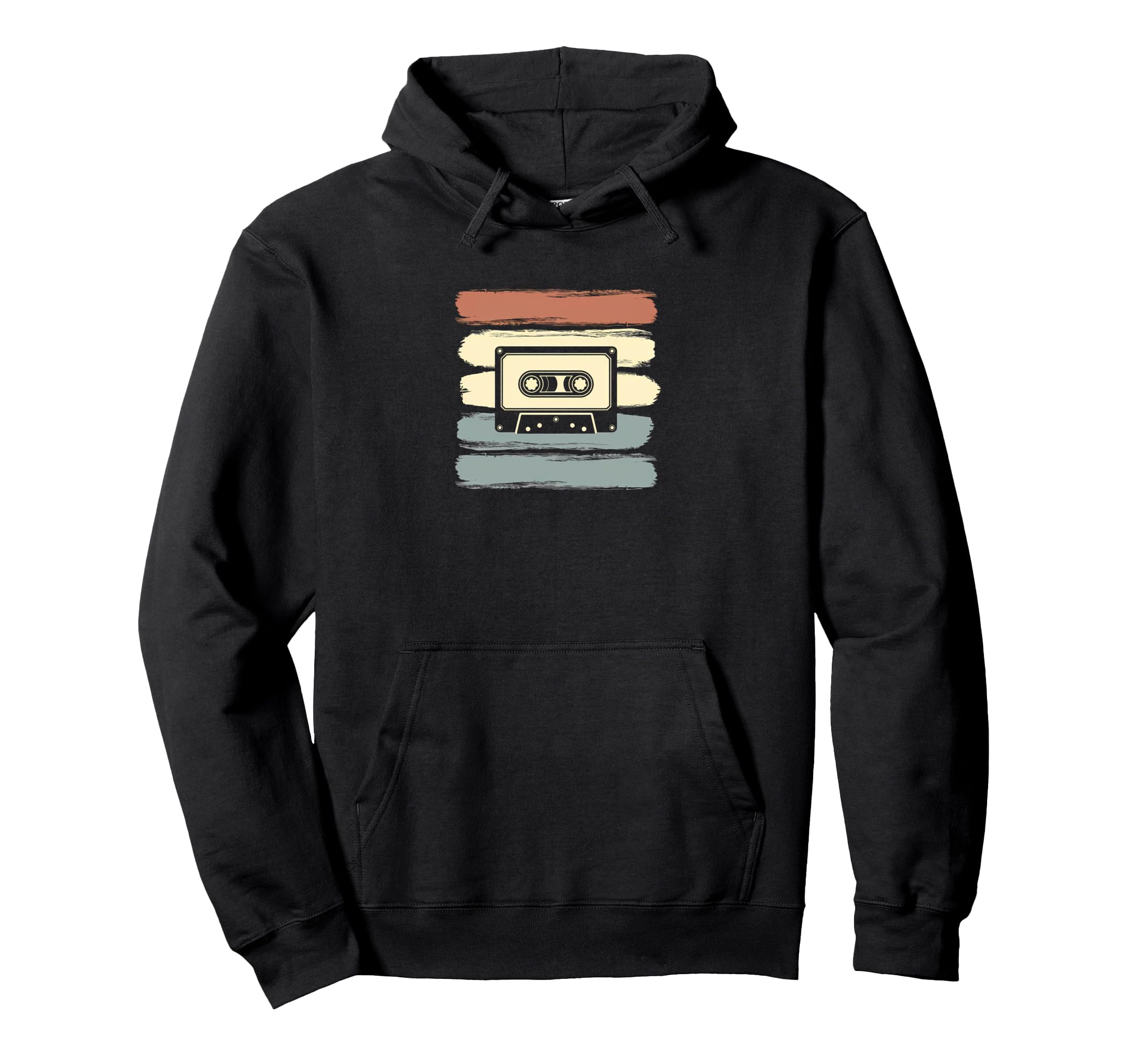 Cassette Tape Music Hoodie - Novelty Apparel for Adults - T-Shirt, Sweatshirt, Hoodie