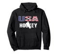 America Ice Hockey Lovers Jersey Usa Hoodie - Fun Novelty Design Unisex - T-Shirt, Sweatshirt, Hoodie