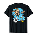 Dabbing Dog Saint Lucia Soccer Fans T-Shirt - Fun Novelty Design Men Women - T-Shirt, Sweatshirt, Hoodie