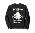 Soccer Is My Favorite Season Ghost Sweatshirt - Trendy Graphic for Adults - T-Shirt, Sweatshirt, Hoodie