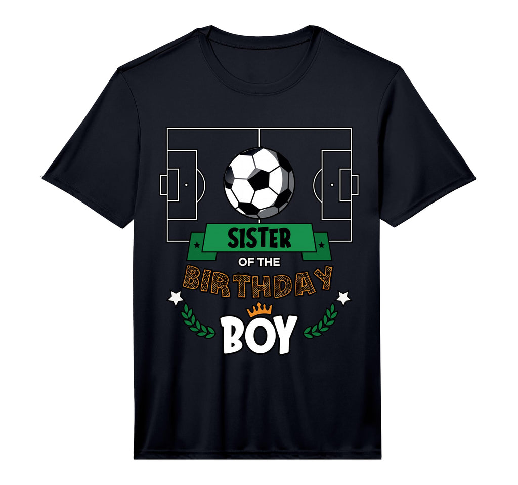 Sister Birthday Soccer Theme T-Shirt - Minimalist Print for Adults - T-Shirt, Sweatshirt, Hoodie