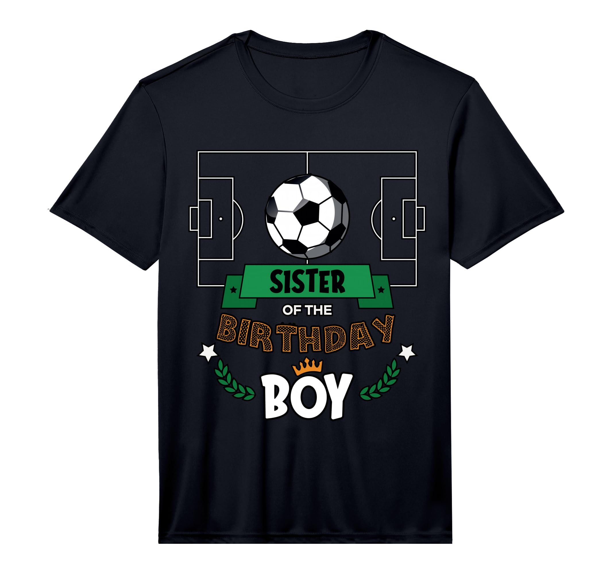 Sister Birthday Soccer Theme T-Shirt - Minimalist Print for Adults - T-Shirt, Sweatshirt, Hoodie