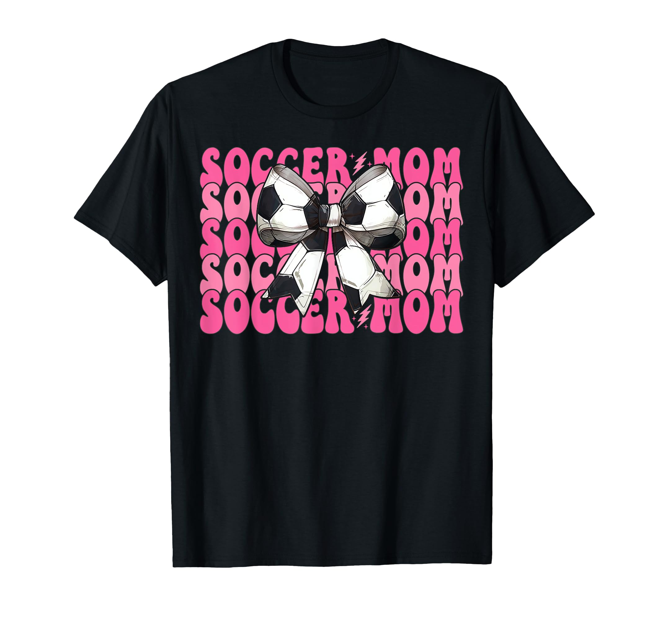 Soccer Mom Soccer Mama Mothers Day Coquette T-Shirt - Graphic Print Unisex - T-Shirt, Sweatshirt, Hoodie