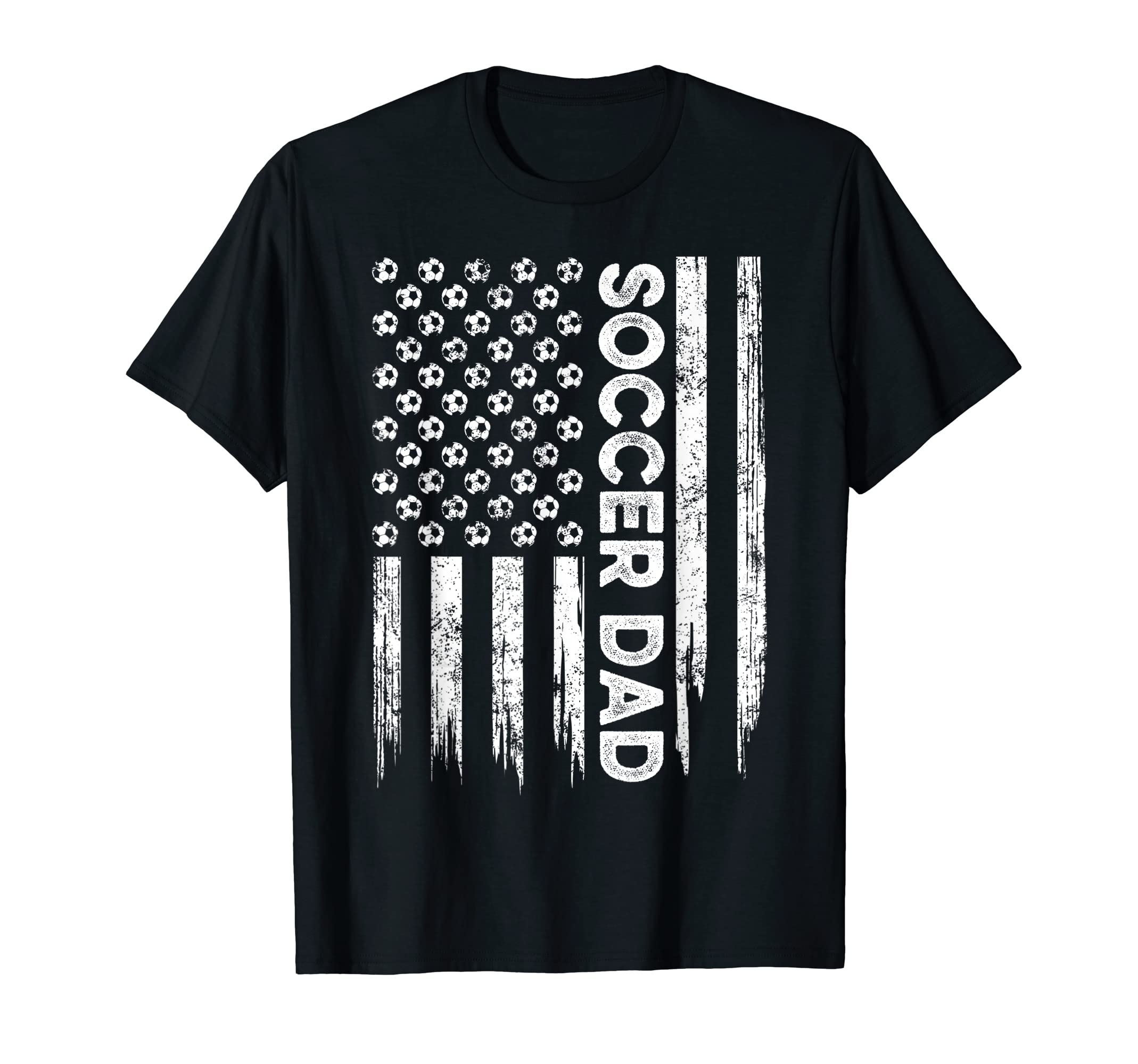 Usa American Flag Soccer Dad T-Shirt - Aesthetic Graphic Men Women - T-Shirt, Sweatshirt, Hoodie
