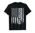 Usa American Flag Soccer Dad T-Shirt - Casual Everyday Wear for Adults - T-Shirt, Sweatshirt, Hoodie