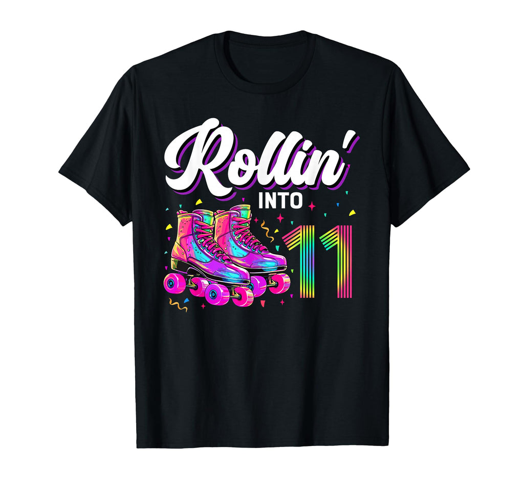11Th Birthday 11 Year Old Roller Skate T-Shirt - Trendy Graphic Men Women - T-Shirt, Sweatshirt, Hoodie