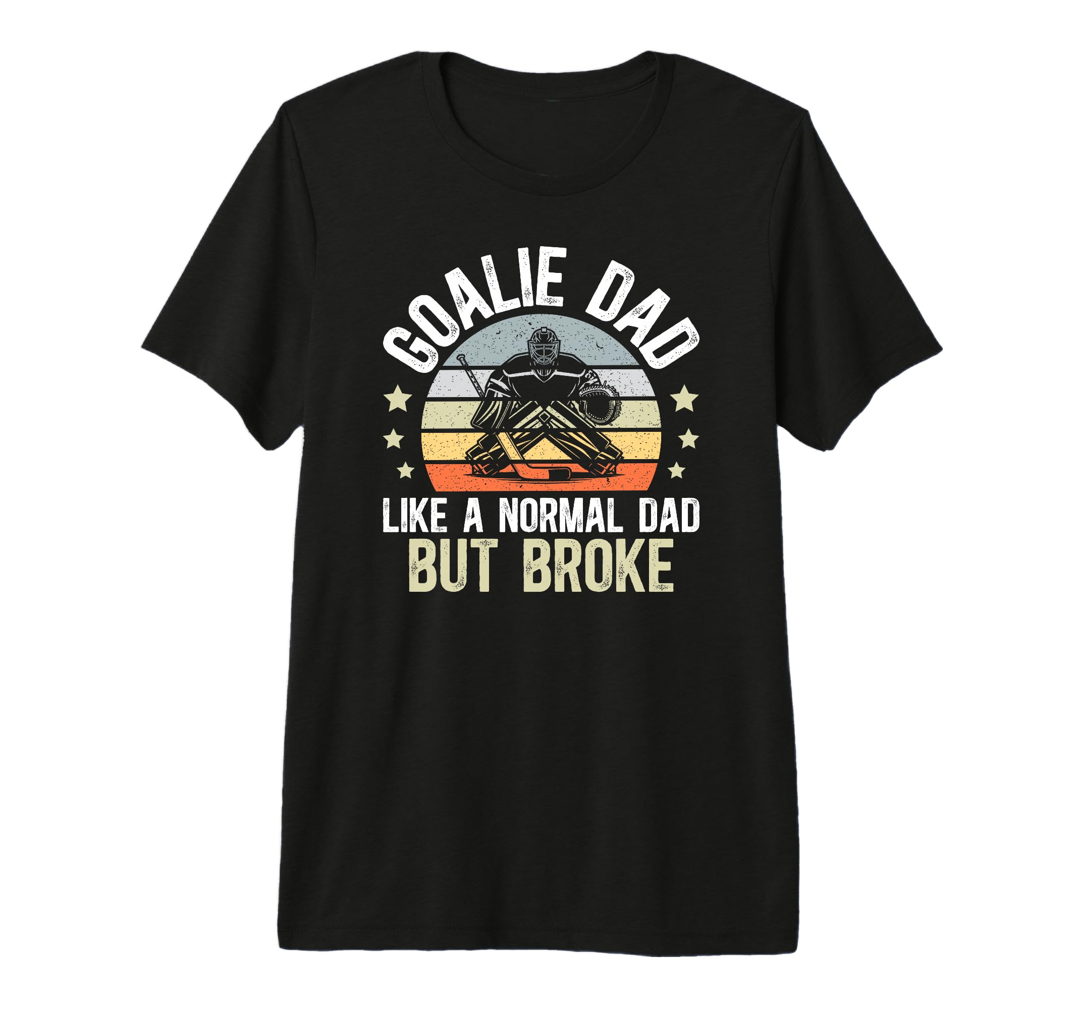 Mens Hockey Goalie Dad Definition Dad T-Shirt - Novelty Apparel for Adults - T-Shirt, Sweatshirt, Hoodie