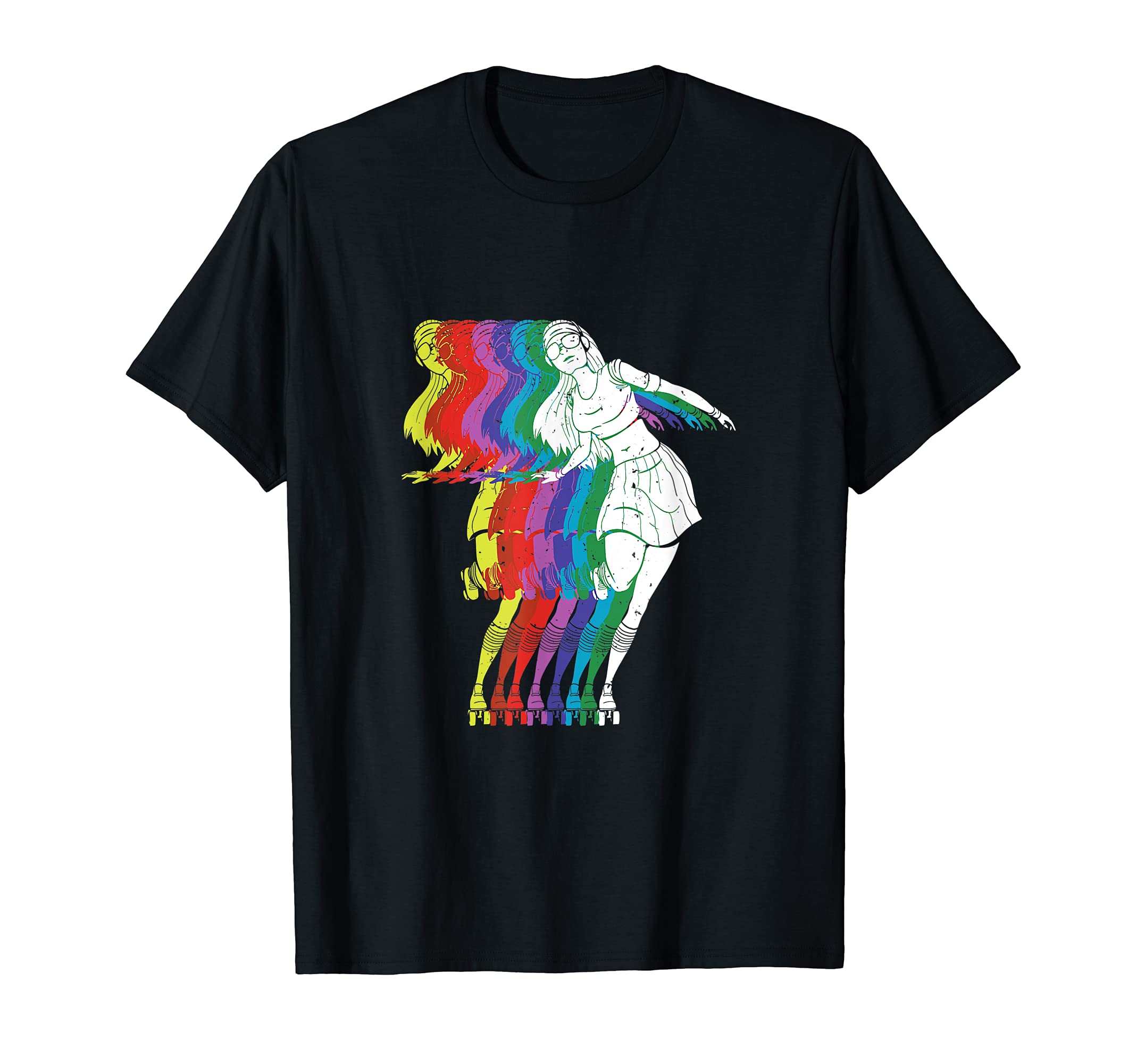 70S Skating Roller Skate Derby T-Shirt - Casual Everyday Wear Unisex - T-Shirt, Sweatshirt, Hoodie