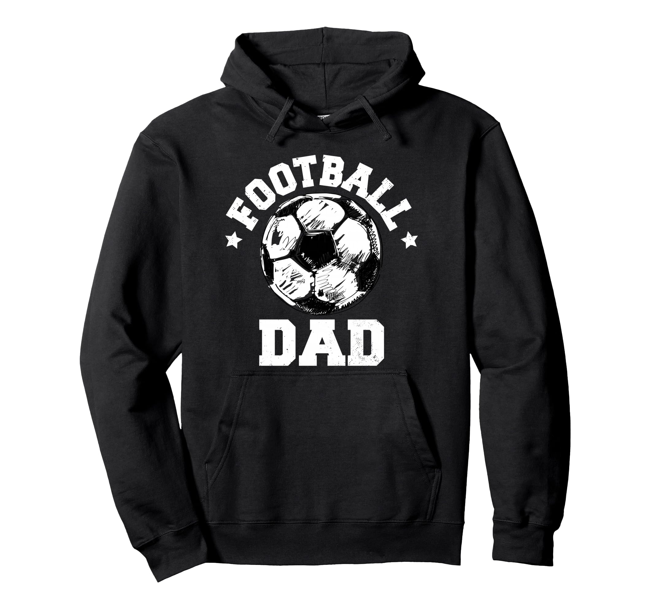Football Dad Sketch Soccer Ball Proud Match Hoodie - Unique Graphic Unisex - T-Shirt, Sweatshirt, Hoodie
