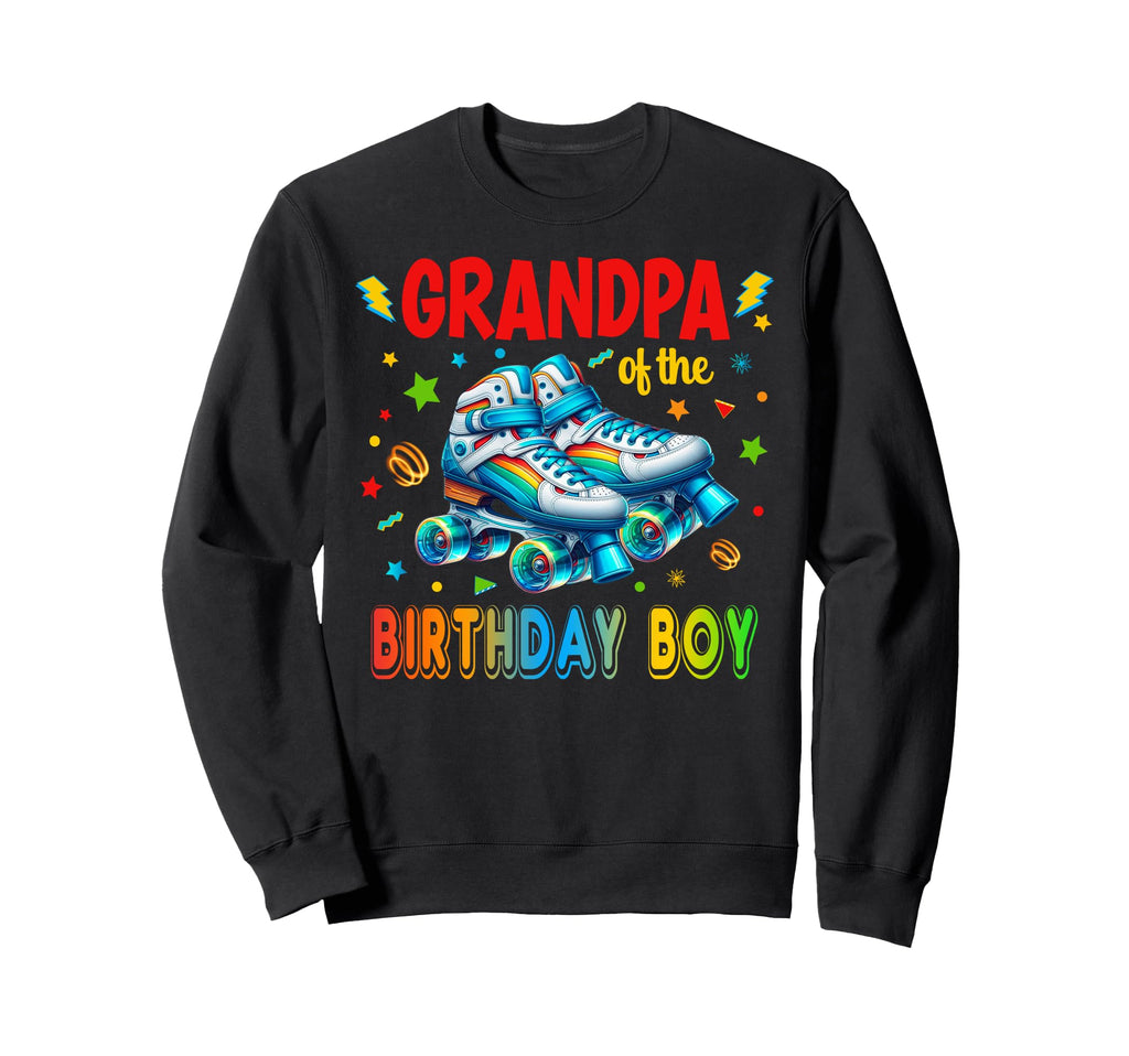 Roller Skates Birthday Party Skating Sweatshirt - Graphic Print Unisex - T-Shirt, Sweatshirt, Hoodie
