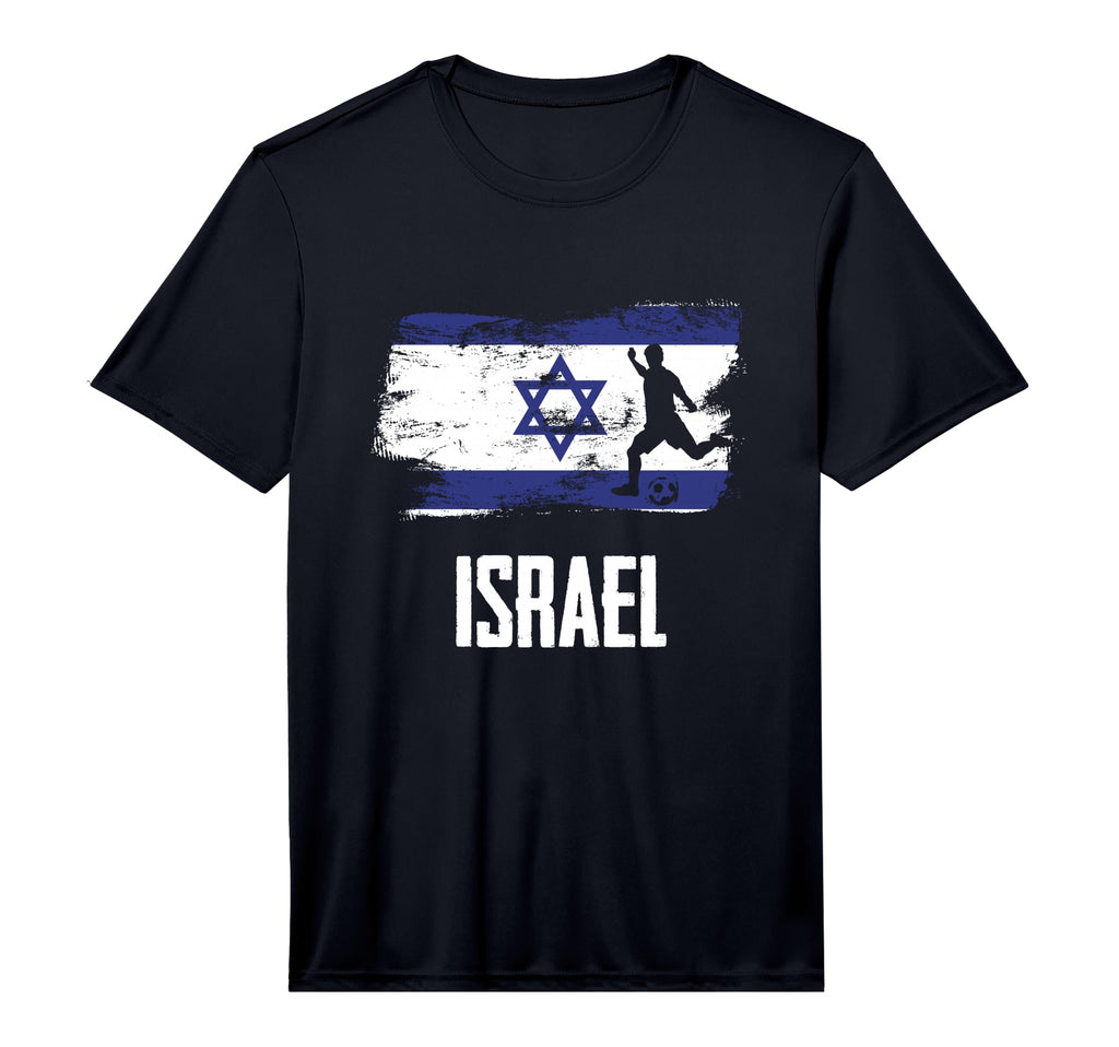 Israel Flag Jersey Israeli Soccer Team T-Shirt - Novelty Apparel Unisex - T-Shirt, Sweatshirt, Hoodie