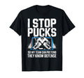 Funny Ice Hockey Goalkeeper Defense T-Shirt - Minimalist Print for Adults - T-Shirt, Sweatshirt, Hoodie
