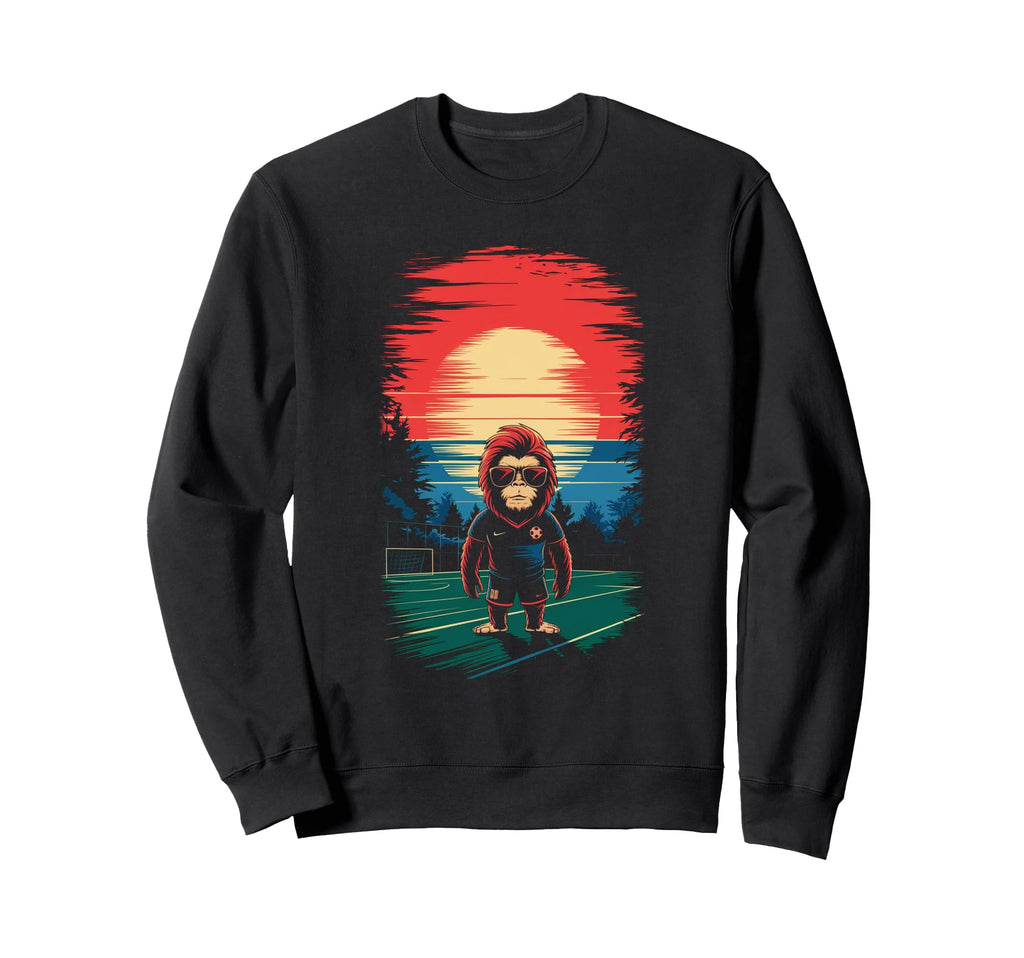 Funny Bigfoot Soccer Football Sweatshirt - Streetwear Style for Adults - T-Shirt, Sweatshirt, Hoodie