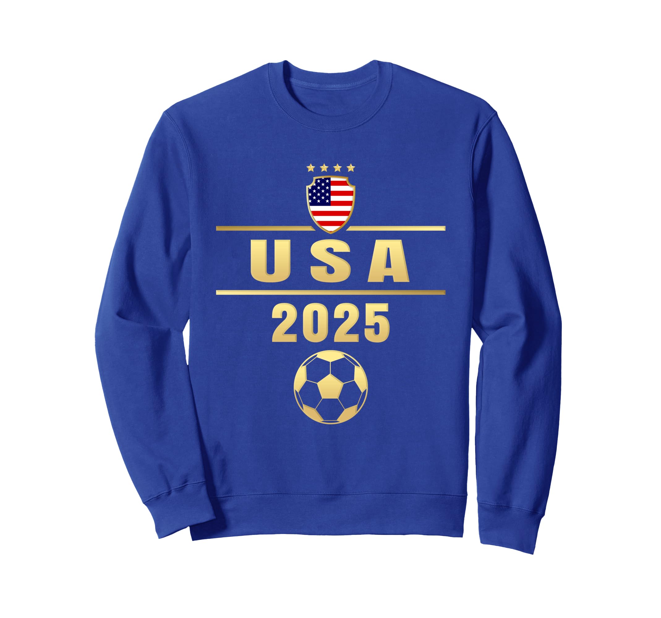 American Flag Soccer Team Soccer Sweatshirt - Unique Graphic for Adults - T-Shirt, Sweatshirt, Hoodie
