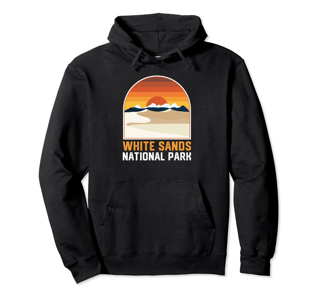 White Sands National Park Sunset Hoodie - Trendy Graphic Unisex - T-Shirt, Sweatshirt, Hoodie