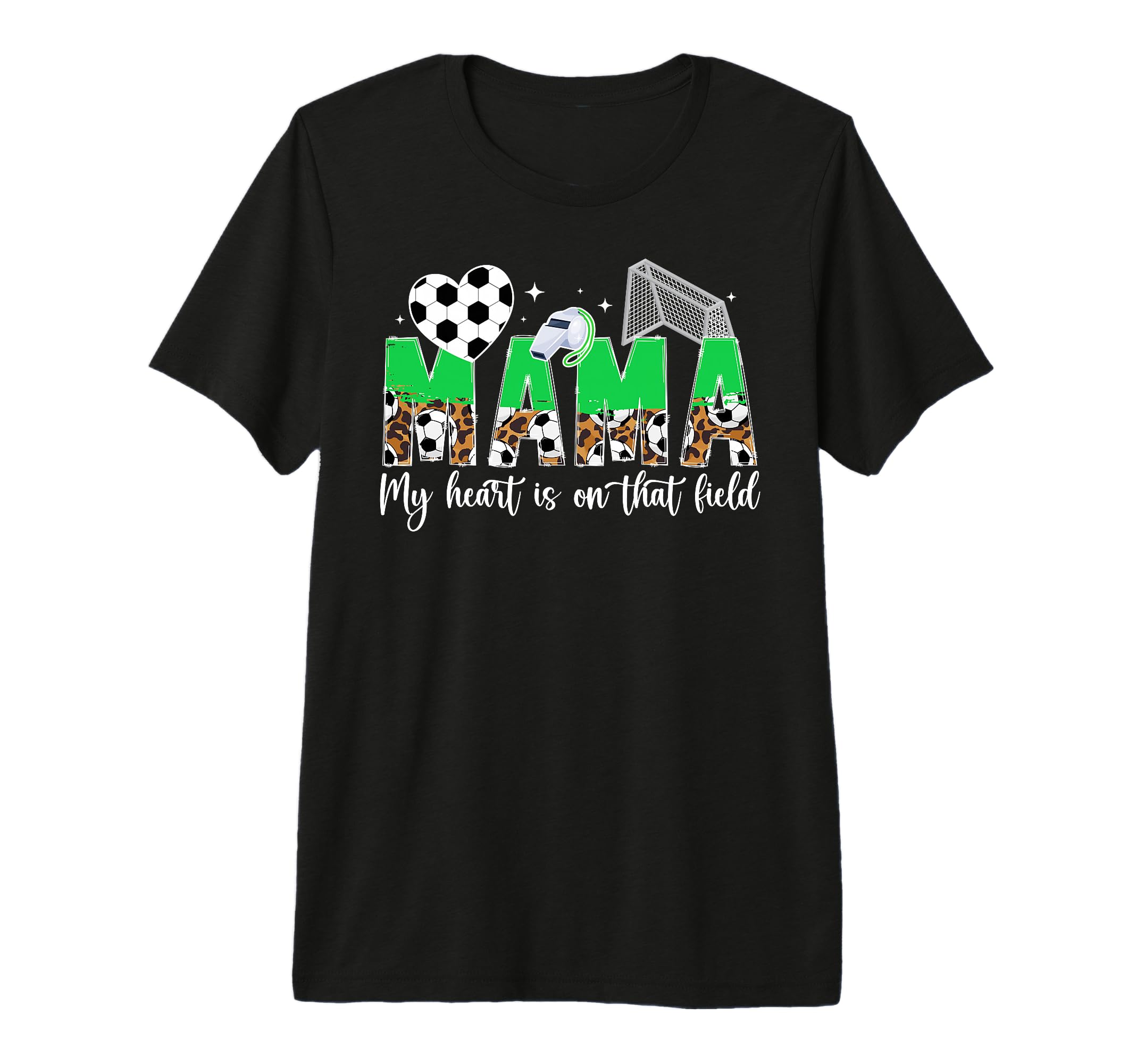 My Heart Is That Field Soccer Mom Soccer T-Shirt - Custom Art Print Unisex - T-Shirt, Sweatshirt, Hoodie