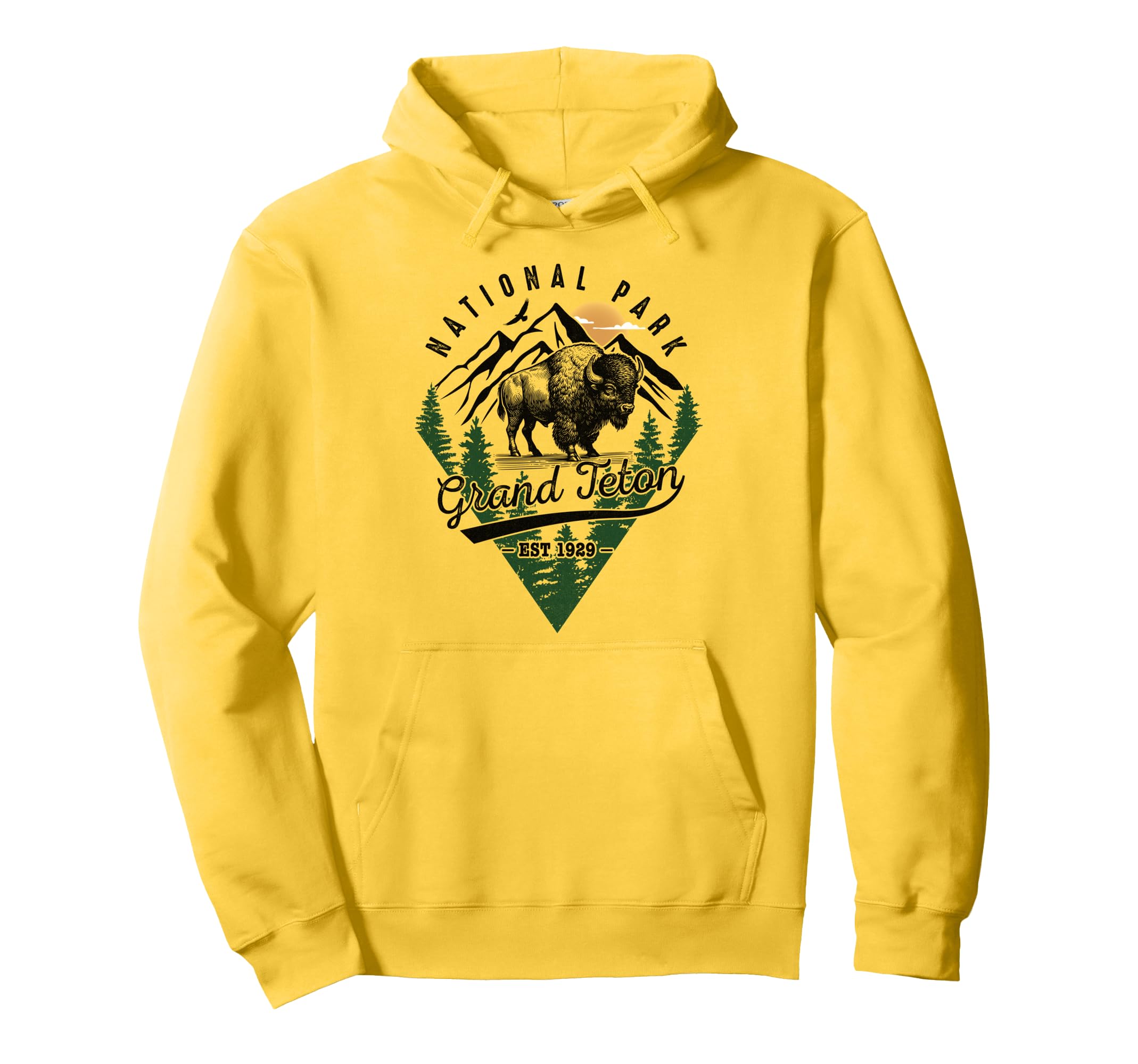 Hiking Grand Teton National Park Hoodie - Custom Art Print for Adults - T-Shirt, Sweatshirt, Hoodie