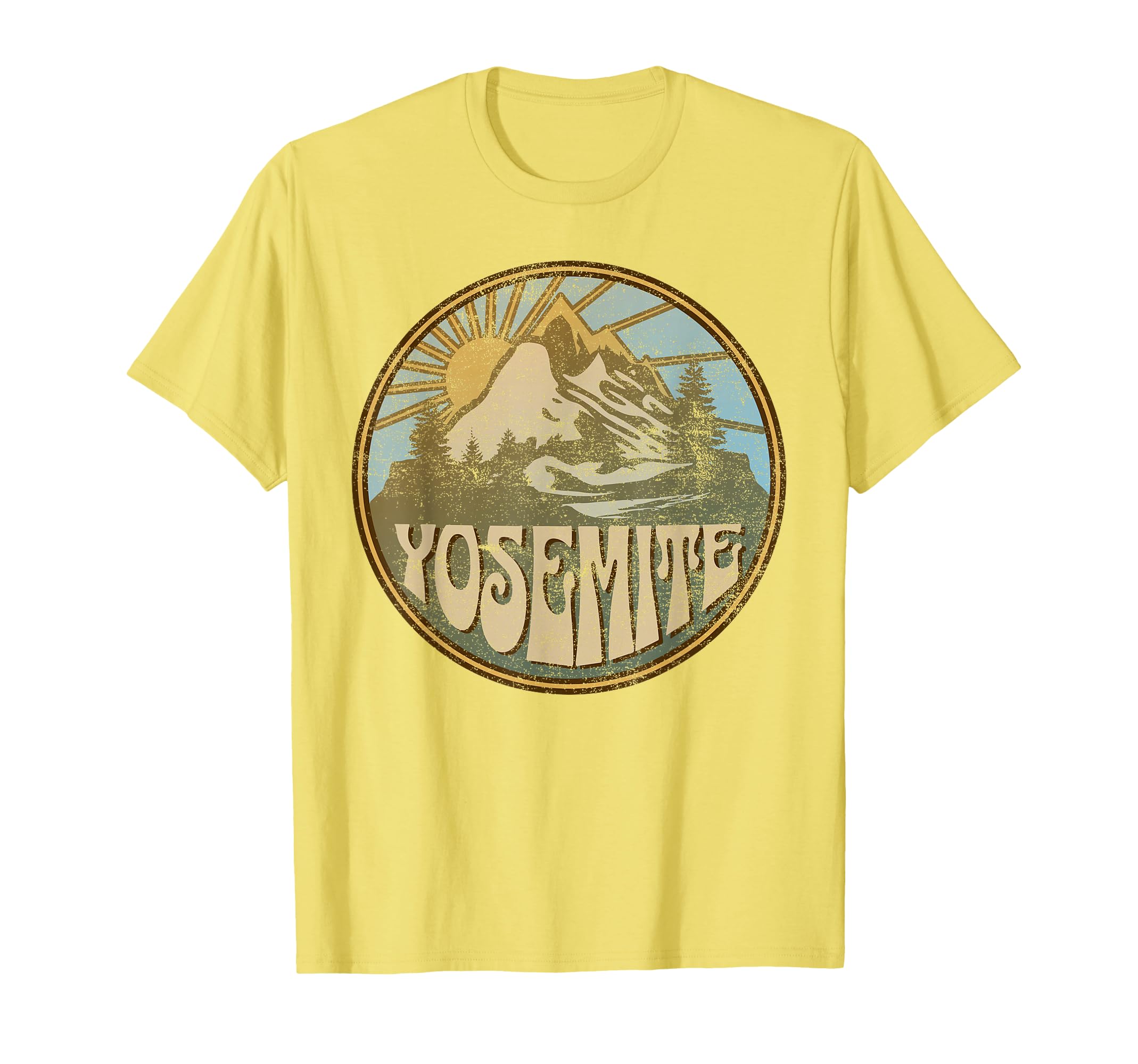 Yosemite California Nature Mountains T-Shirt - Custom Art Print for Adults - T-Shirt, Sweatshirt, Hoodie