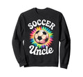 Soccer Uncle Tie Dye Sweatshirt - Casual Everyday Wear for Adults - T-Shirt, Sweatshirt, Hoodie
