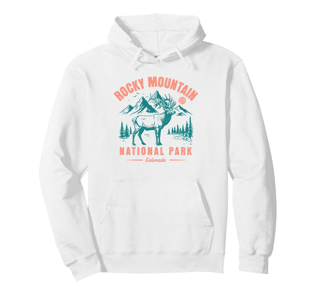 Rocky Mountain National Park Colorado Hoodie - Minimalist Print for Adults - T-Shirt, Sweatshirt, Hoodie