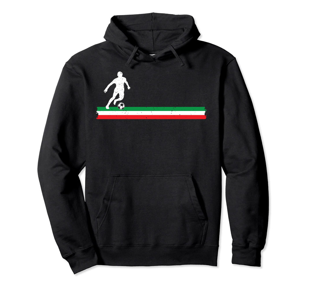 Italian Soccer Player Italy Flag Futbol Hoodie - Novelty Apparel Men Women - T-Shirt, Sweatshirt, Hoodie