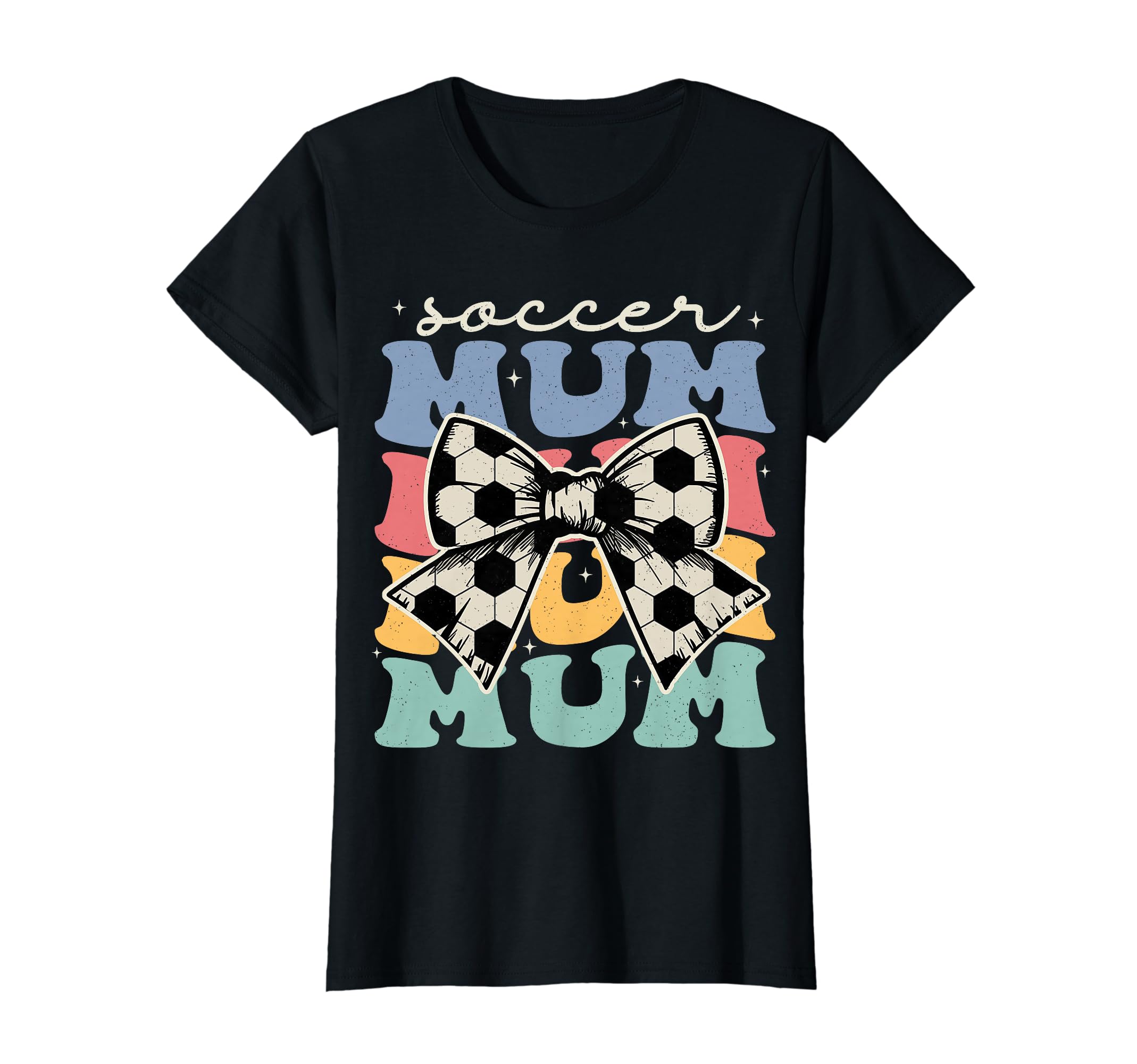 Soccer Mum Groovy Soccer Mum Mothers T-Shirt - Novelty Apparel Men Women - T-Shirt, Sweatshirt, Hoodie