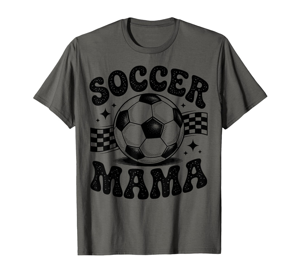Soccer Mama Football Soccer Player Mom Fan T-Shirt - Trendy Graphic Unisex - T-Shirt, Sweatshirt, Hoodie
