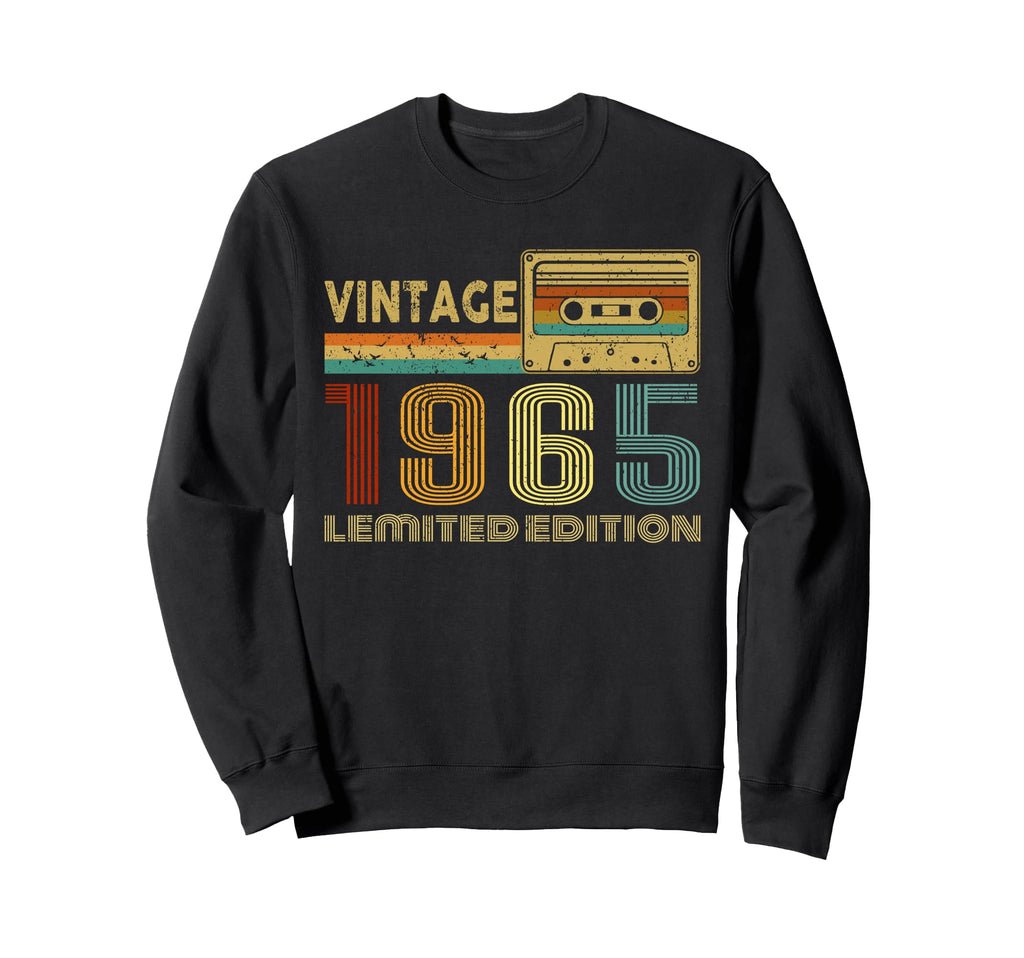 1965 Birthday Cassette Tape Sweatshirt - Minimalist Print Men Women - T-Shirt, Sweatshirt, Hoodie