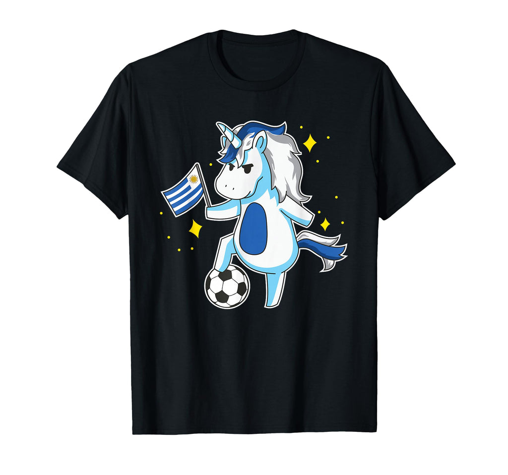 Soccer Unicorn Uruguay Jersey T-Shirt - Casual Everyday Wear Men Women - T-Shirt, Sweatshirt, Hoodie