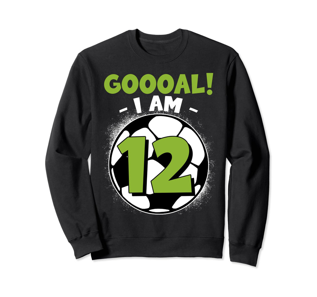12 Year Old Birthday Soccer Sweatshirt - Aesthetic Graphic for Adults - T-Shirt, Sweatshirt, Hoodie