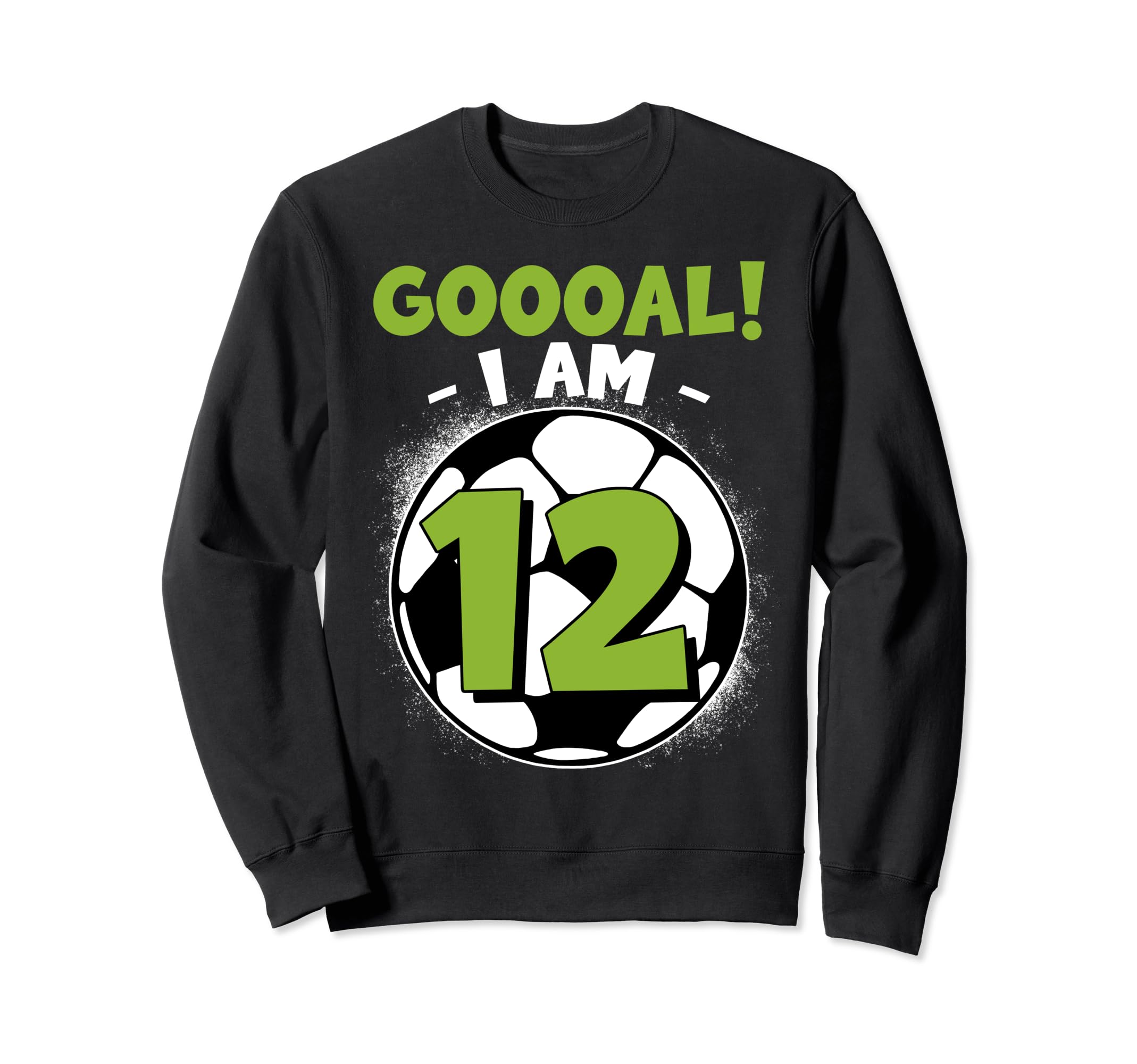 12 Year Old Birthday Soccer Sweatshirt - Aesthetic Graphic for Adults - T-Shirt, Sweatshirt, Hoodie