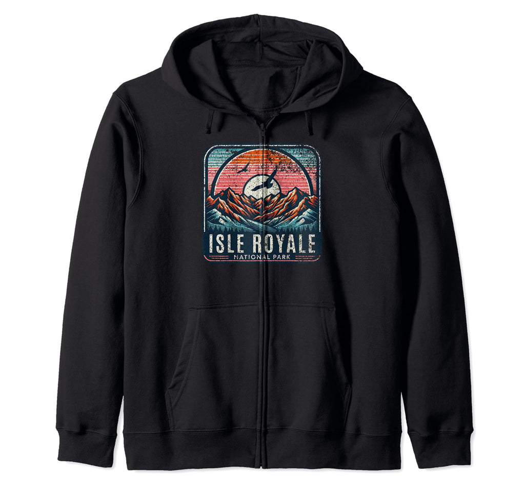 Isle Royale National Park Michigan Sweatshirt - Trendy Graphic for Adults - T-Shirt, Sweatshirt, Hoodie