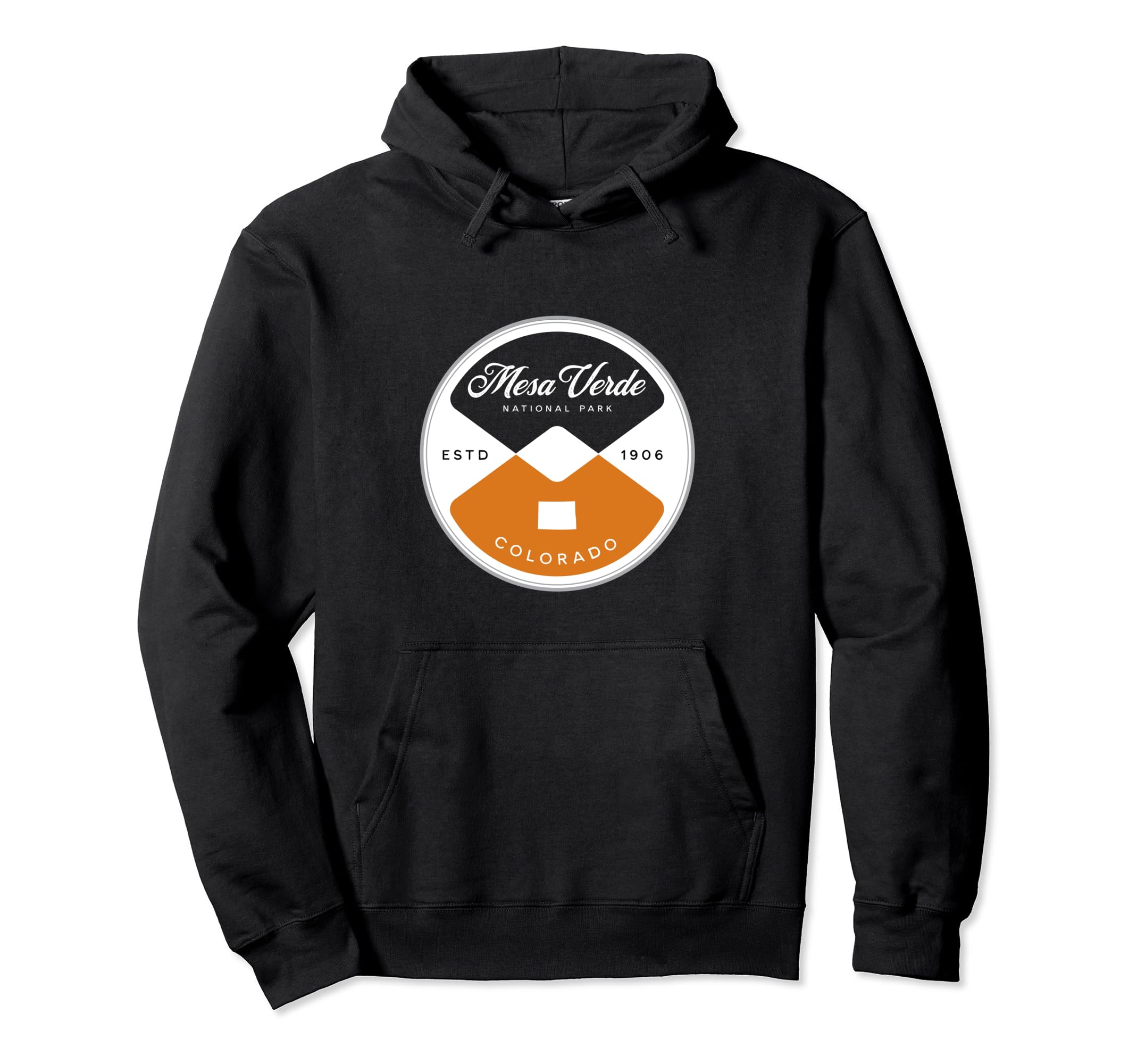 Mesa Verde National Park Colorado Circle Hoodie - Novelty Apparel Unisex - T-Shirt, Sweatshirt, Hoodie
