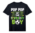 Mens Soccer Pop Pop Birthday Party T-Shirt - Custom Art Print Men Women - T-Shirt, Sweatshirt, Hoodie
