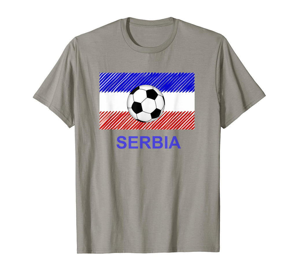 Serbia Futbol Soccer T-Shirt - Casual Everyday Wear for Adults - T-Shirt, Sweatshirt, Hoodie