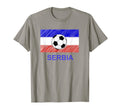 Serbia Futbol Soccer T-Shirt - Casual Everyday Wear for Adults - T-Shirt, Sweatshirt, Hoodie