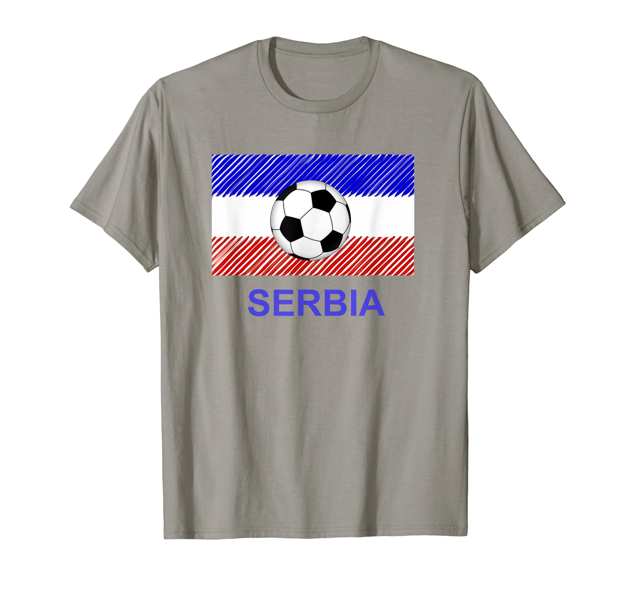 Serbia Futbol Soccer T-Shirt - Casual Everyday Wear for Adults - T-Shirt, Sweatshirt, Hoodie