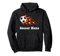 Soccer Nana Grandma Groovy Sports And Hoodie - Custom Art Print Unisex - T-Shirt, Sweatshirt, Hoodie